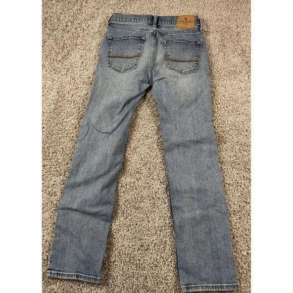 Abercrombie Kids Straight Jeans Medium Wash Casual Denim Girls 13 / 14 - Picture 5 of 9
